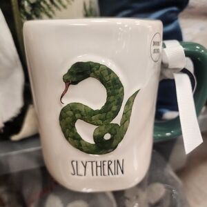 Rae Dunn Harry Potter Slytherin Reptile Mug - "Pride Ambition Cunning"
